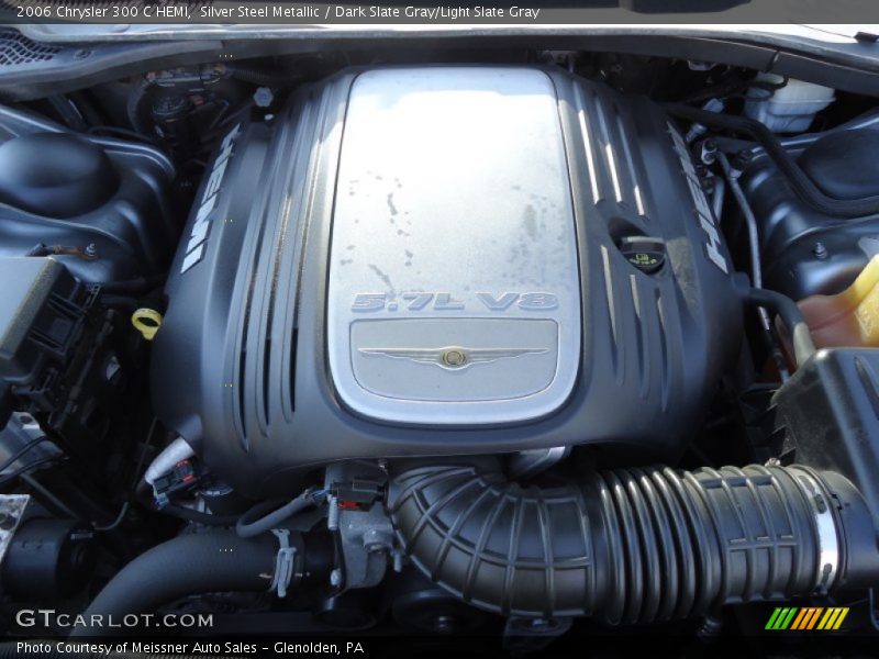 Silver Steel Metallic / Dark Slate Gray/Light Slate Gray 2006 Chrysler 300 C HEMI