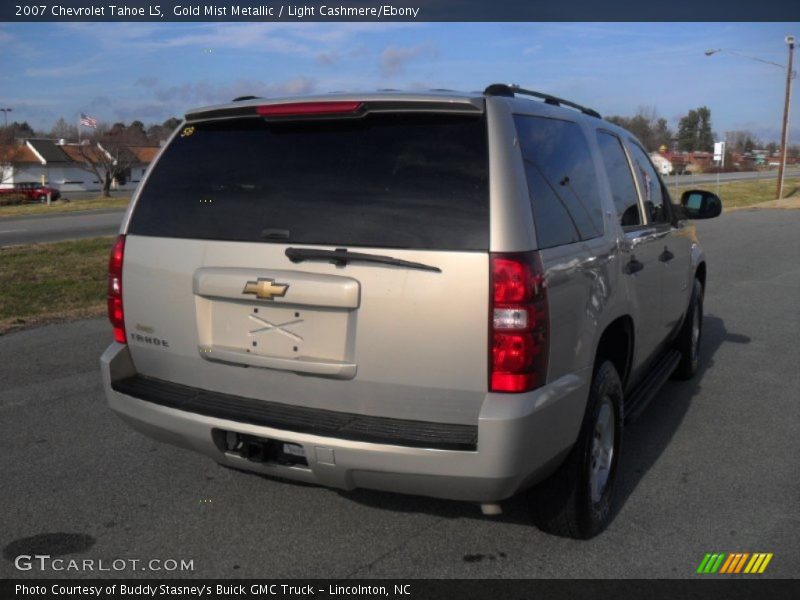 Gold Mist Metallic / Light Cashmere/Ebony 2007 Chevrolet Tahoe LS