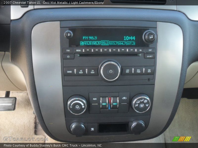 Gold Mist Metallic / Light Cashmere/Ebony 2007 Chevrolet Tahoe LS