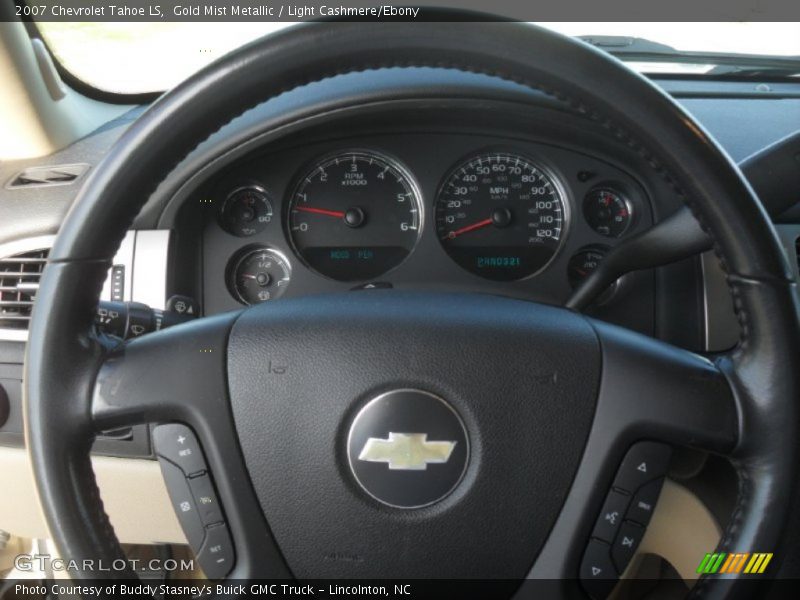 Gold Mist Metallic / Light Cashmere/Ebony 2007 Chevrolet Tahoe LS