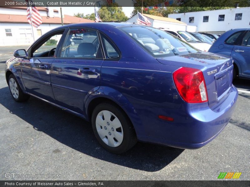 Cobalt Blue Metallic / Grey 2008 Suzuki Forenza