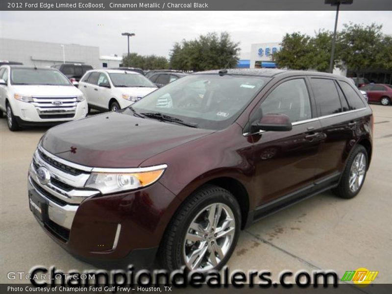 Cinnamon Metallic / Charcoal Black 2012 Ford Edge Limited EcoBoost