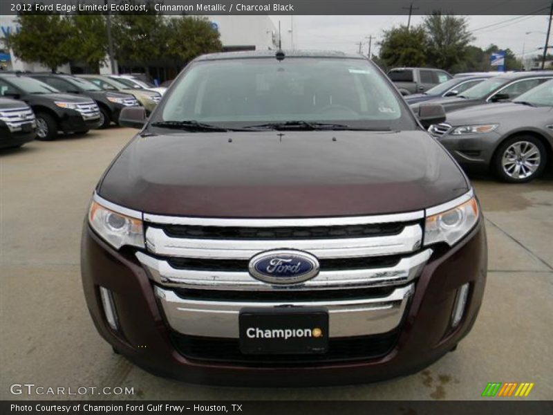 Cinnamon Metallic / Charcoal Black 2012 Ford Edge Limited EcoBoost