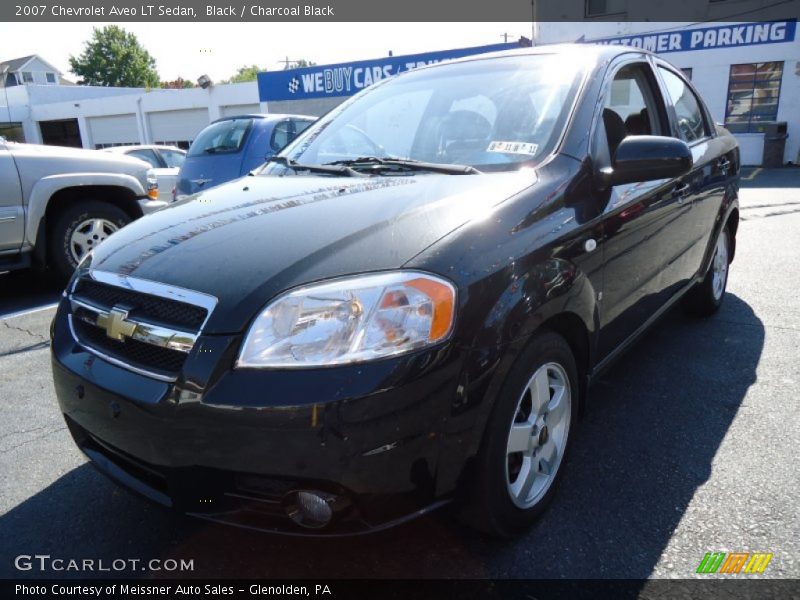 Black / Charcoal Black 2007 Chevrolet Aveo LT Sedan