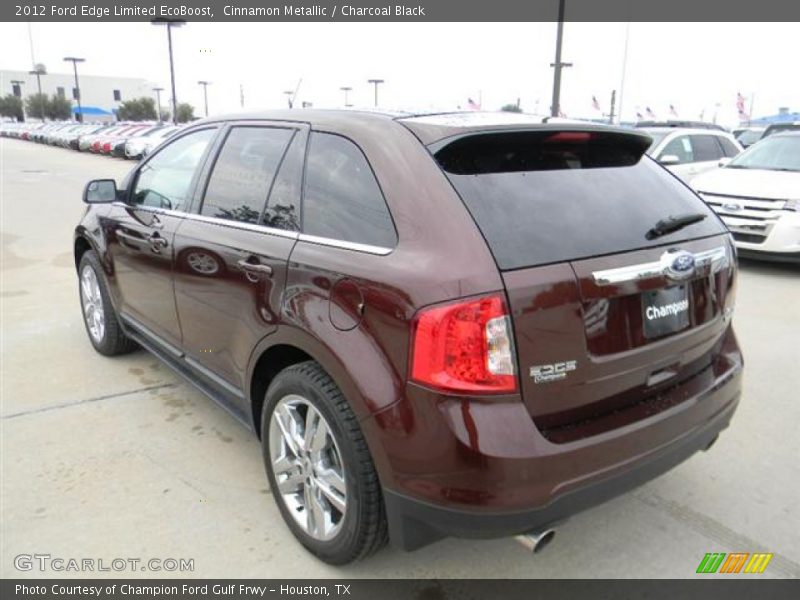 Cinnamon Metallic / Charcoal Black 2012 Ford Edge Limited EcoBoost