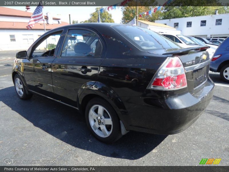 Black / Charcoal Black 2007 Chevrolet Aveo LT Sedan