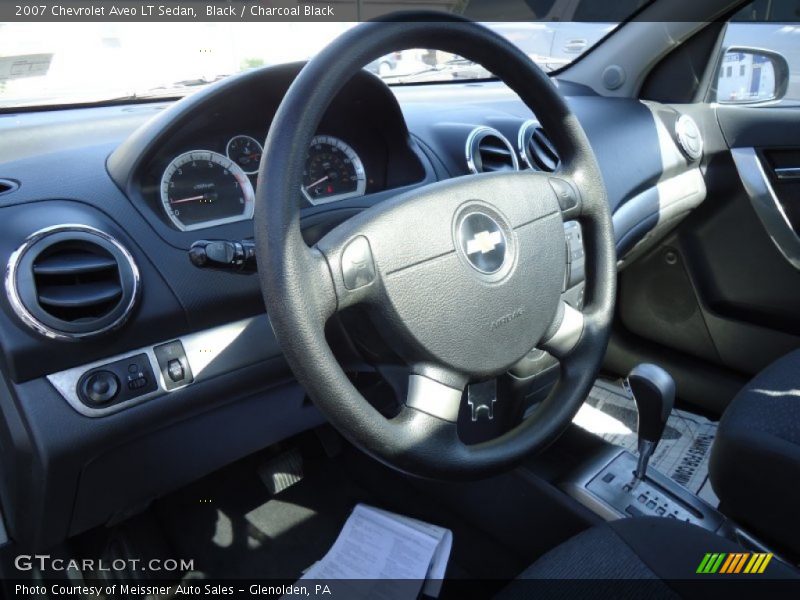 Black / Charcoal Black 2007 Chevrolet Aveo LT Sedan