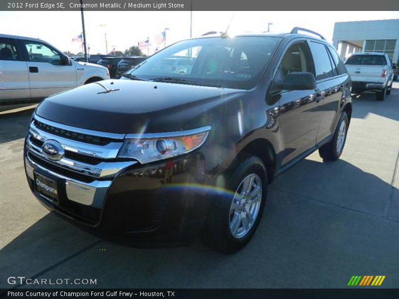 Cinnamon Metallic / Medium Light Stone 2012 Ford Edge SE