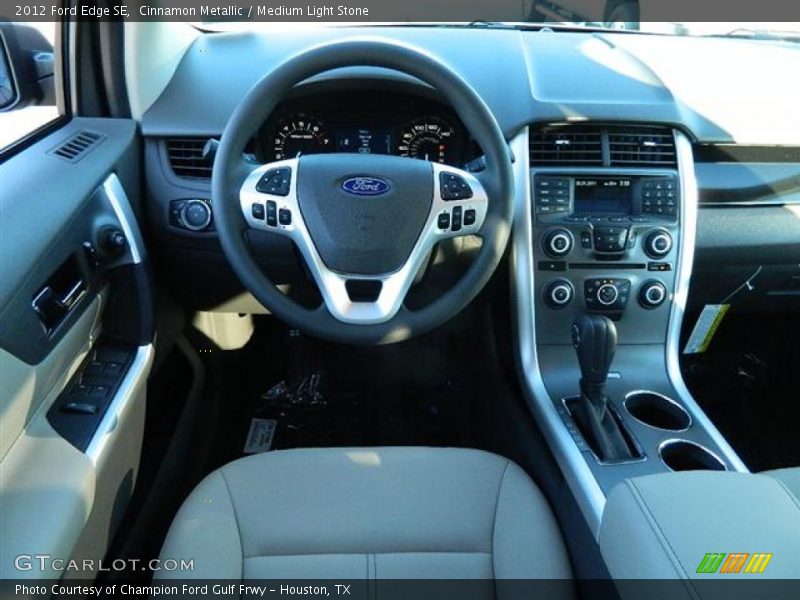 Cinnamon Metallic / Medium Light Stone 2012 Ford Edge SE
