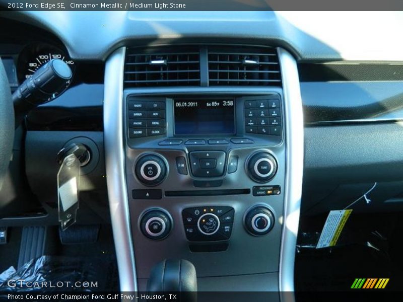 Cinnamon Metallic / Medium Light Stone 2012 Ford Edge SE