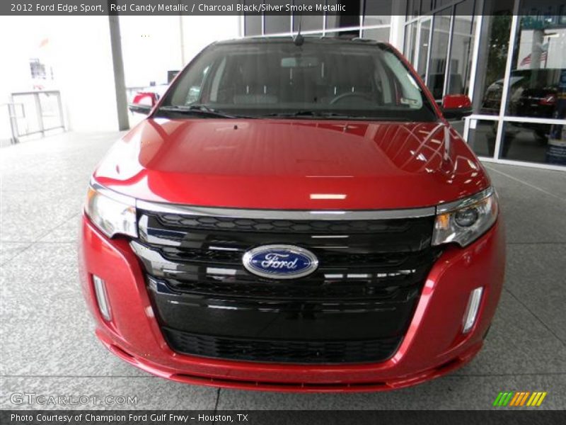 Red Candy Metallic / Charcoal Black/Silver Smoke Metallic 2012 Ford Edge Sport