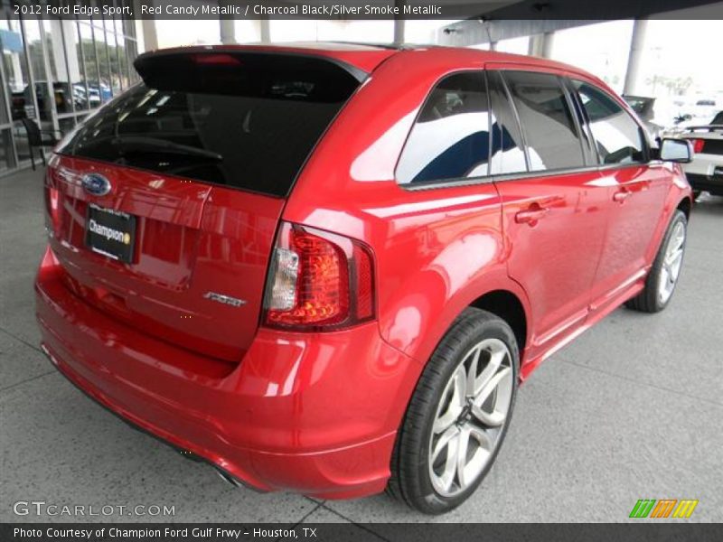 Red Candy Metallic / Charcoal Black/Silver Smoke Metallic 2012 Ford Edge Sport