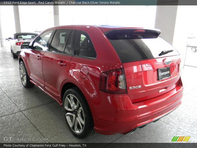 Red Candy Metallic / Charcoal Black/Silver Smoke Metallic 2012 Ford Edge Sport
