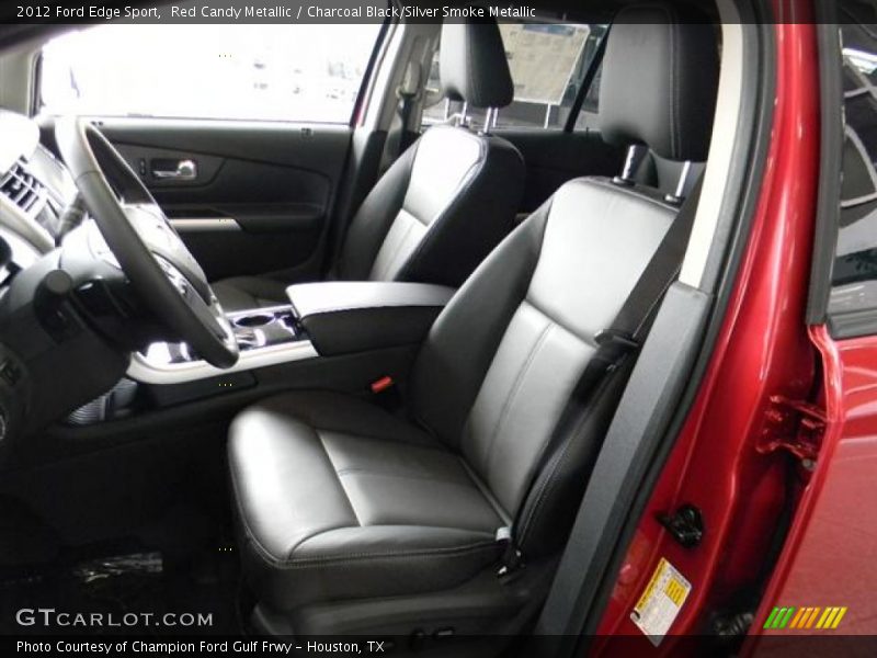 Red Candy Metallic / Charcoal Black/Silver Smoke Metallic 2012 Ford Edge Sport