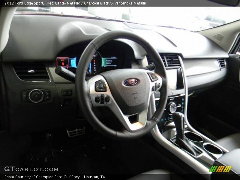 Red Candy Metallic / Charcoal Black/Silver Smoke Metallic 2012 Ford Edge Sport