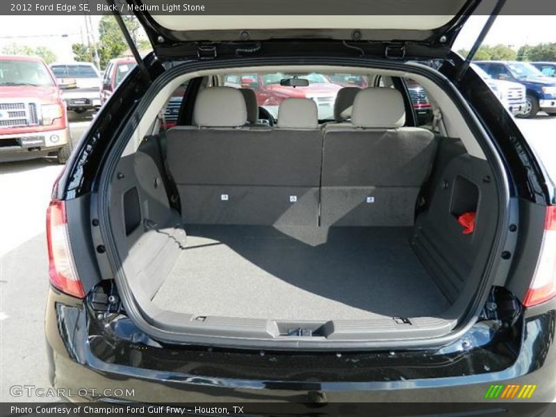 Black / Medium Light Stone 2012 Ford Edge SE