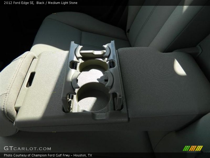 Black / Medium Light Stone 2012 Ford Edge SE