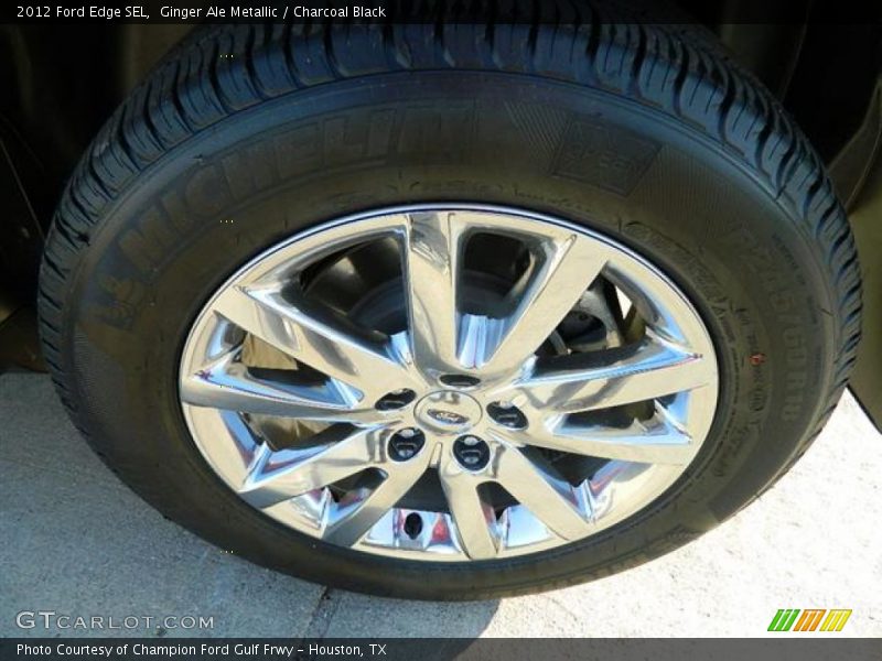 Ginger Ale Metallic / Charcoal Black 2012 Ford Edge SEL
