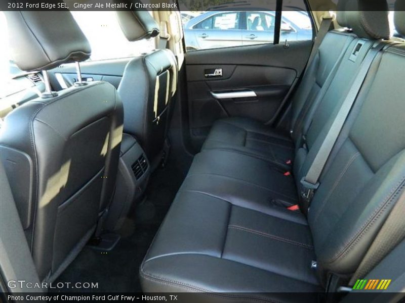 Ginger Ale Metallic / Charcoal Black 2012 Ford Edge SEL