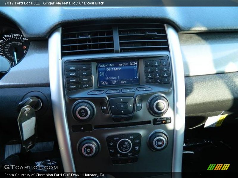 Ginger Ale Metallic / Charcoal Black 2012 Ford Edge SEL