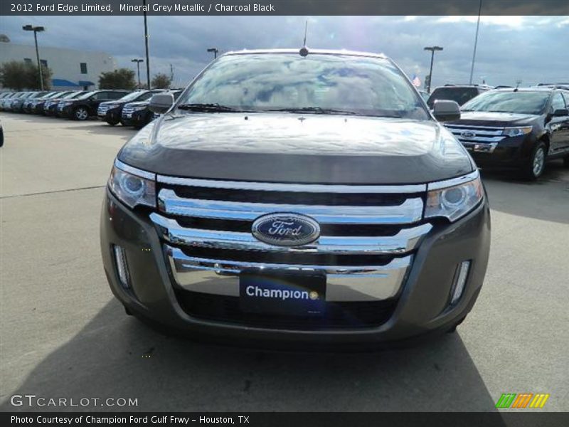 Mineral Grey Metallic / Charcoal Black 2012 Ford Edge Limited