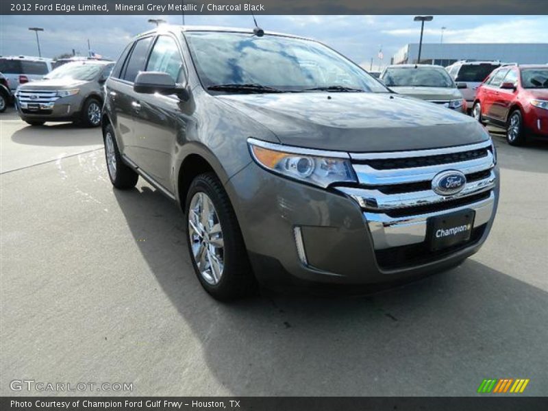 Mineral Grey Metallic / Charcoal Black 2012 Ford Edge Limited