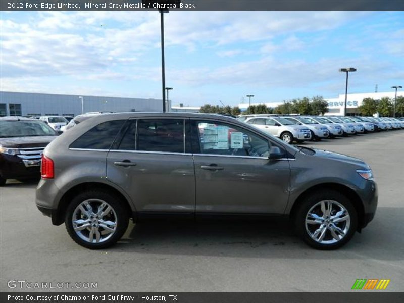Mineral Grey Metallic / Charcoal Black 2012 Ford Edge Limited