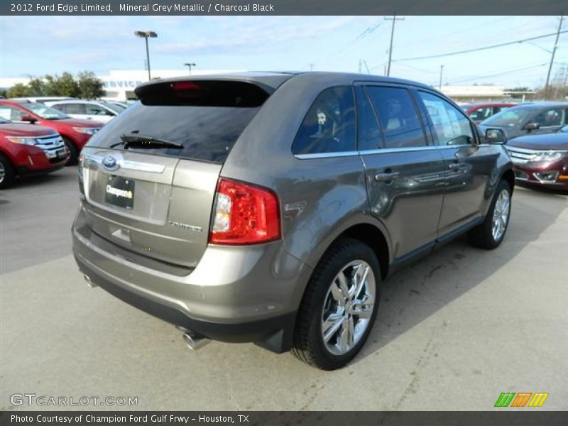 Mineral Grey Metallic / Charcoal Black 2012 Ford Edge Limited