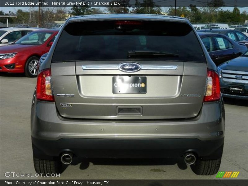 Mineral Grey Metallic / Charcoal Black 2012 Ford Edge Limited