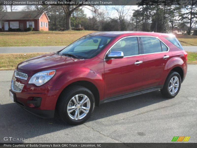 Cardinal Red Metallic / Jet Black/Light Titanium 2010 Chevrolet Equinox LS