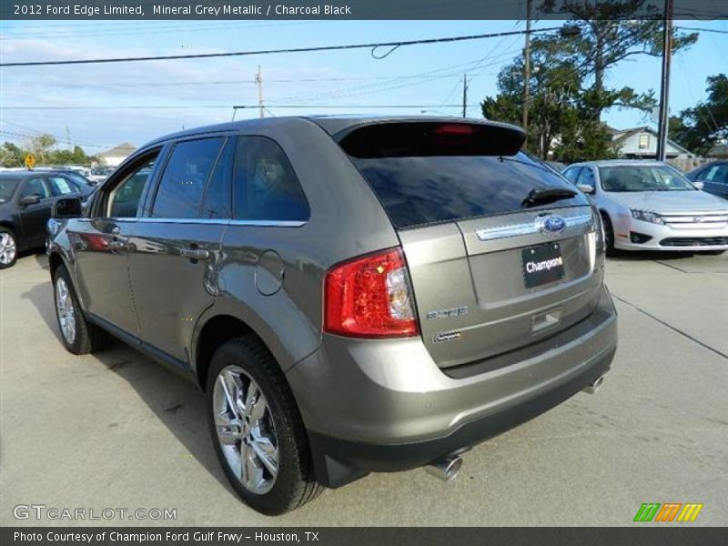 Mineral Grey Metallic / Charcoal Black 2012 Ford Edge Limited