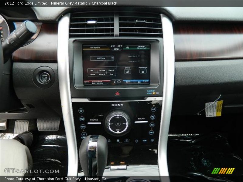 Mineral Grey Metallic / Charcoal Black 2012 Ford Edge Limited