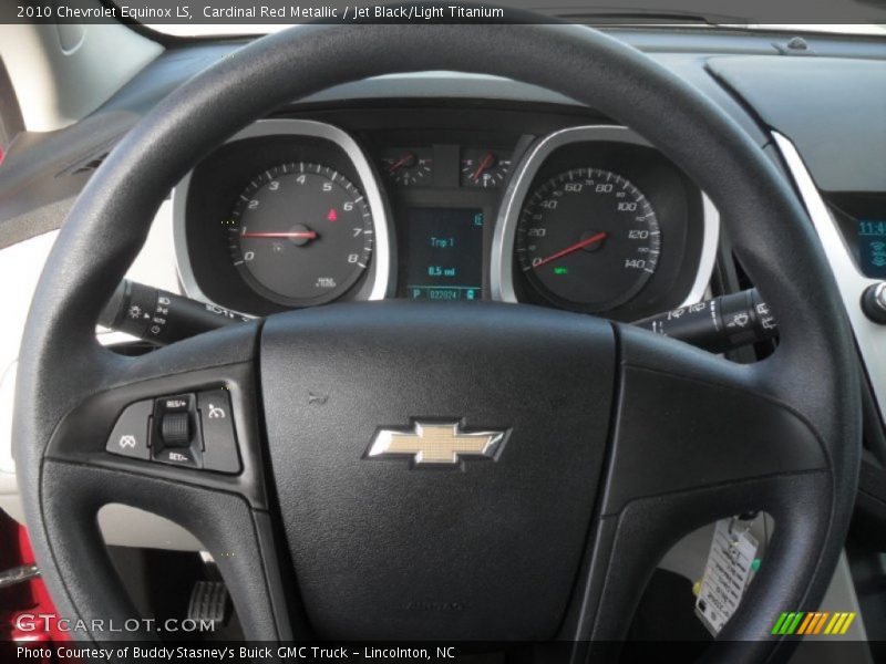 Cardinal Red Metallic / Jet Black/Light Titanium 2010 Chevrolet Equinox LS