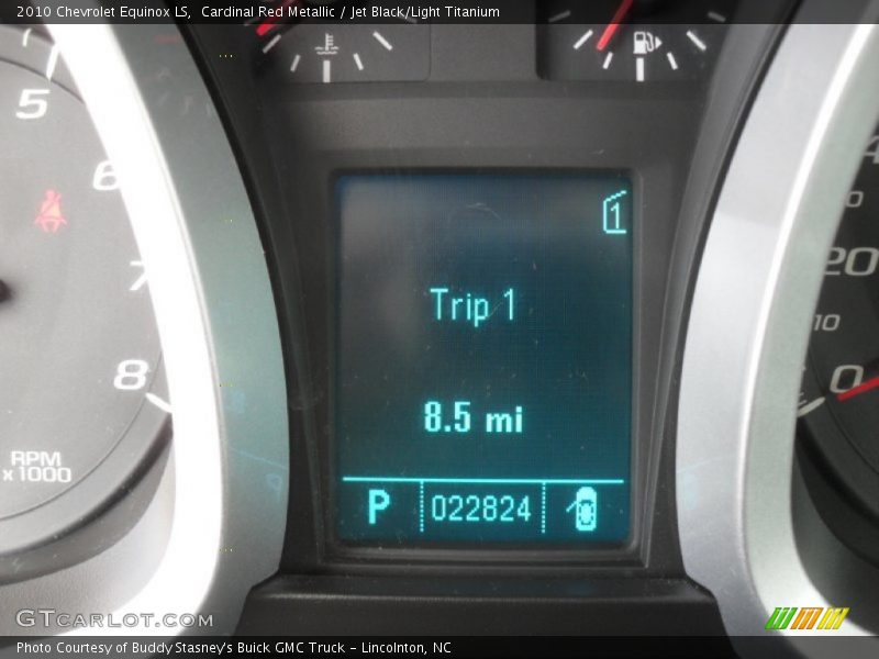 Cardinal Red Metallic / Jet Black/Light Titanium 2010 Chevrolet Equinox LS