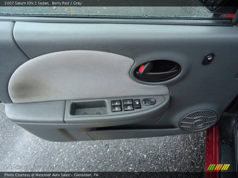 Berry Red / Gray 2007 Saturn ION 2 Sedan