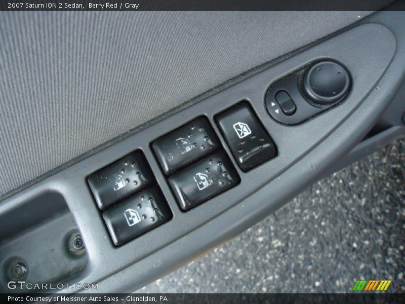 Berry Red / Gray 2007 Saturn ION 2 Sedan