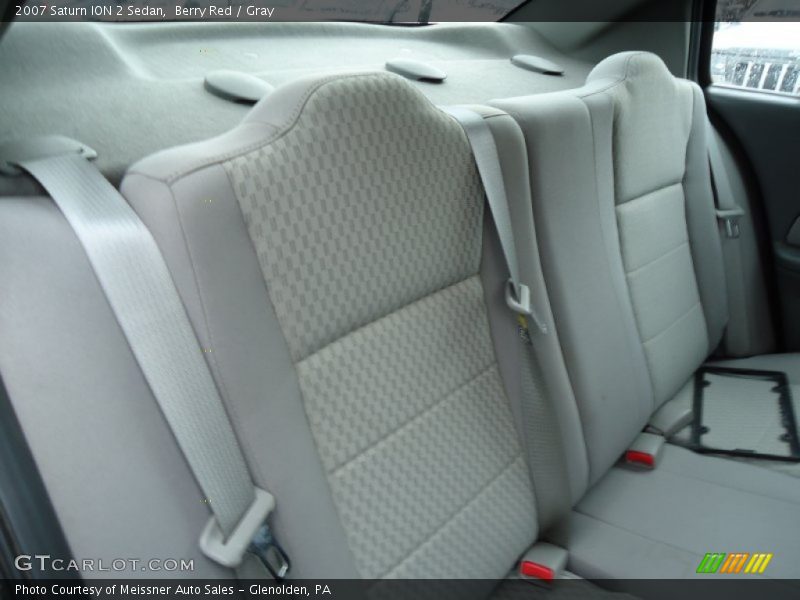 Berry Red / Gray 2007 Saturn ION 2 Sedan