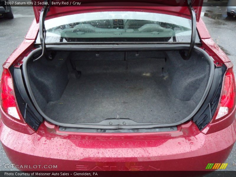 Berry Red / Gray 2007 Saturn ION 2 Sedan