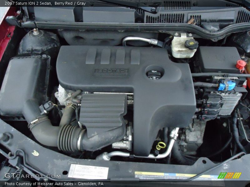 Berry Red / Gray 2007 Saturn ION 2 Sedan