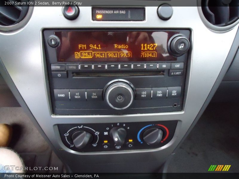 Berry Red / Gray 2007 Saturn ION 2 Sedan