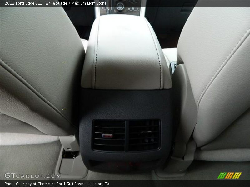 White Suede / Medium Light Stone 2012 Ford Edge SEL