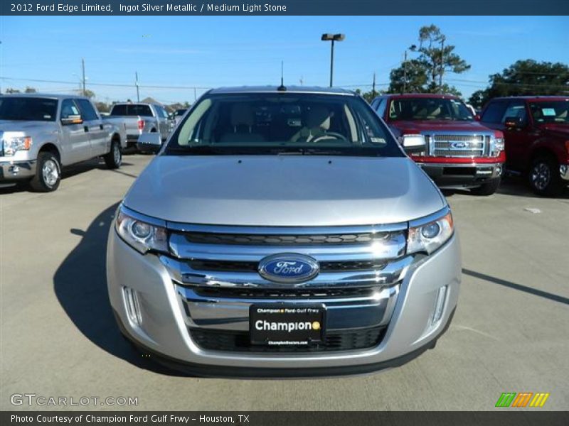 Ingot Silver Metallic / Medium Light Stone 2012 Ford Edge Limited