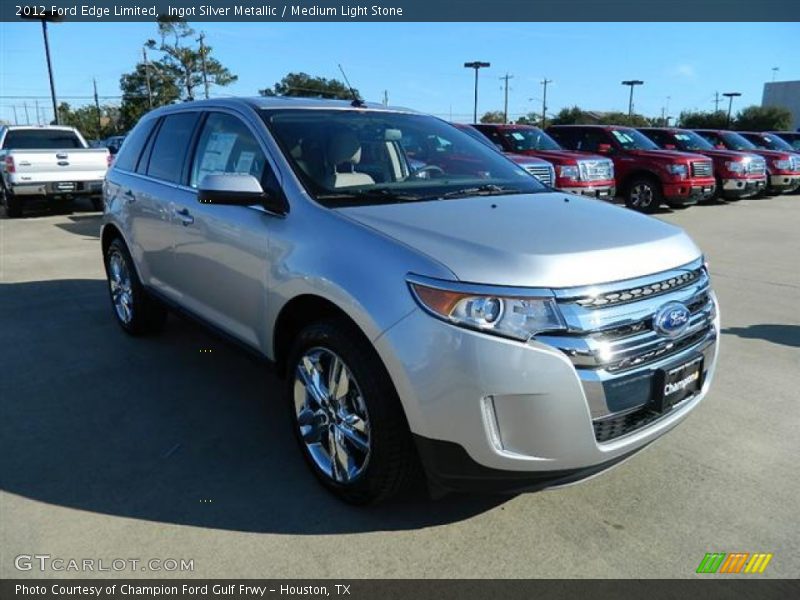 Ingot Silver Metallic / Medium Light Stone 2012 Ford Edge Limited