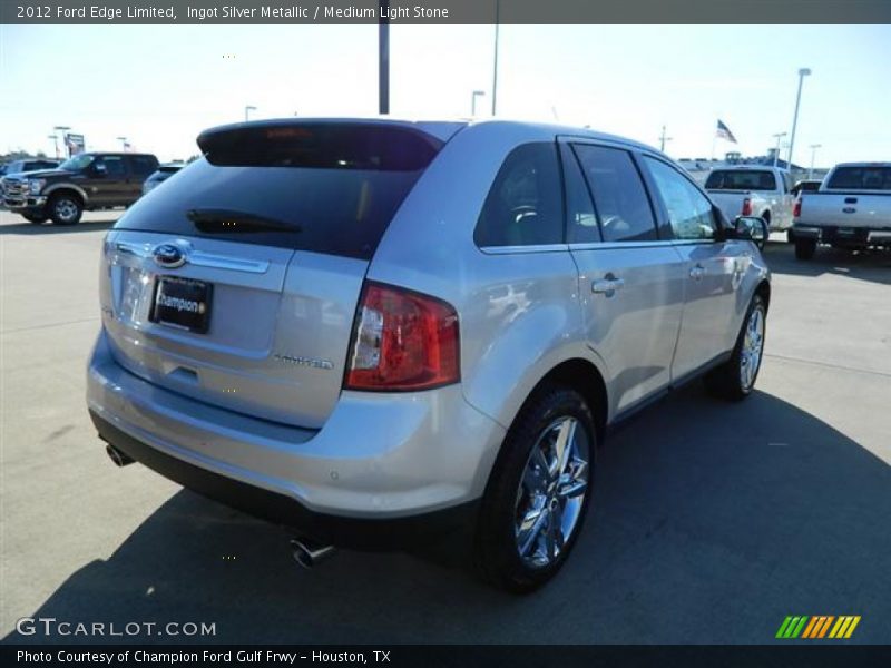Ingot Silver Metallic / Medium Light Stone 2012 Ford Edge Limited