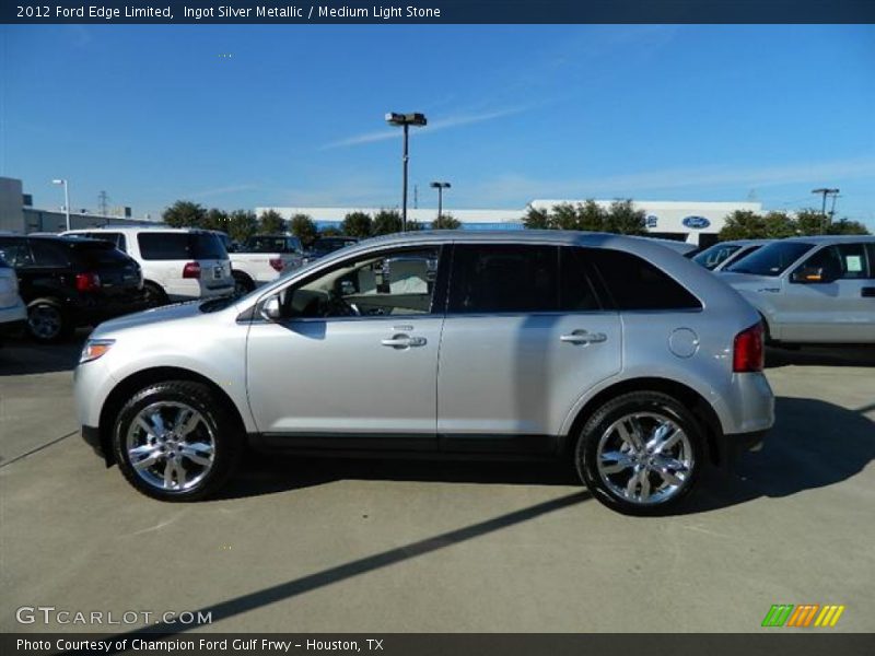 Ingot Silver Metallic / Medium Light Stone 2012 Ford Edge Limited