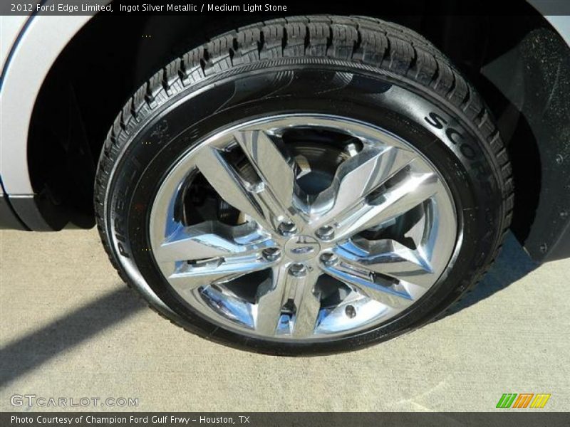 Ingot Silver Metallic / Medium Light Stone 2012 Ford Edge Limited