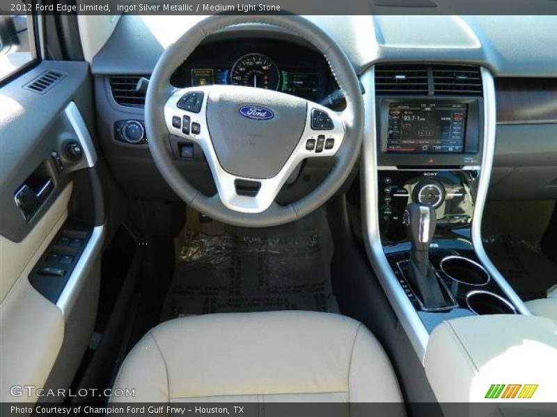 Ingot Silver Metallic / Medium Light Stone 2012 Ford Edge Limited