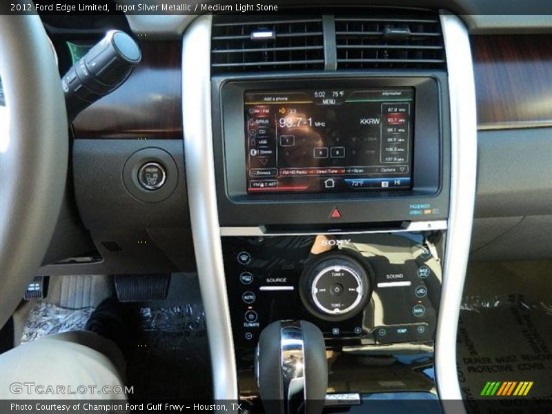 Ingot Silver Metallic / Medium Light Stone 2012 Ford Edge Limited
