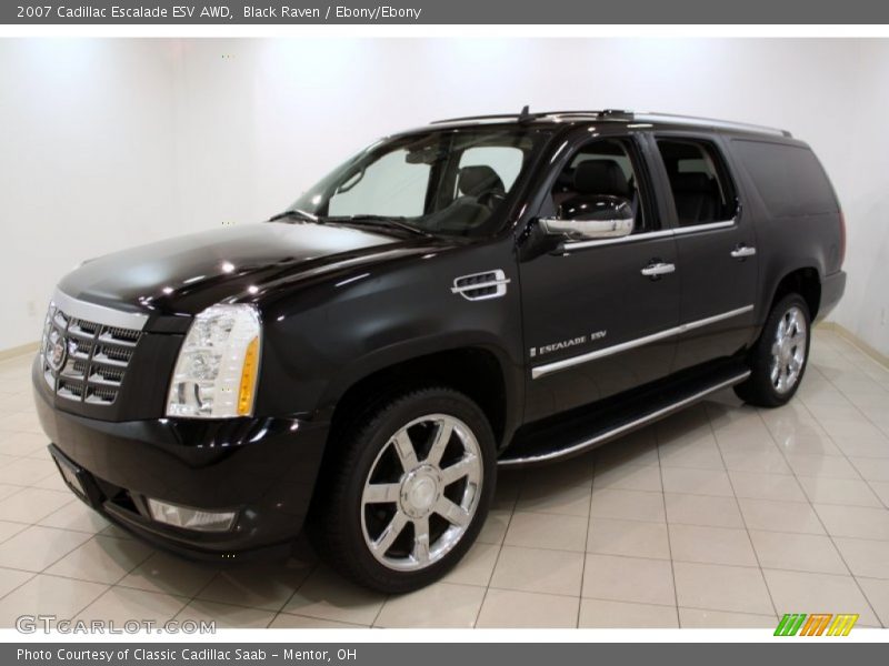 Black Raven / Ebony/Ebony 2007 Cadillac Escalade ESV AWD