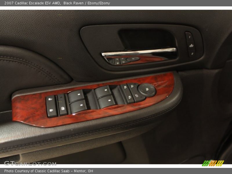 Black Raven / Ebony/Ebony 2007 Cadillac Escalade ESV AWD